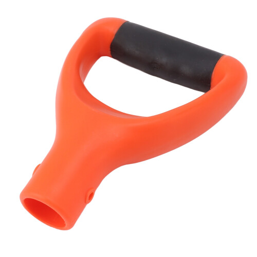 3.2cm Ergonomic Orange Plastic Shovel Handle for Digging & Raking Tools