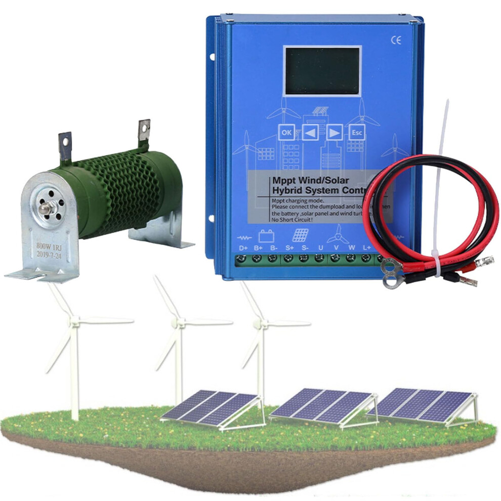 48V 5000W12000w Hybrid Wind Solar Charge Controller With Boost Function For Offgrid Systems 9092120845716