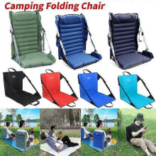 (Army Green) Portable Air Cushion Inflatable Camping Folding Outdoor Chairs Multi-angle Adjustable High-strength Support Camping Hiking Supplies