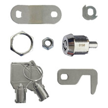 Drawer and Cabinet Lock, Tubular Cam Replacement Lock Hook with Key for Storage Door Security File Drawer Cabinet