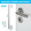 2 Pcs Door  Guard Plate Outswing Angle  Protector Door  Cover  Shield L Shaped Security 11Inch 8