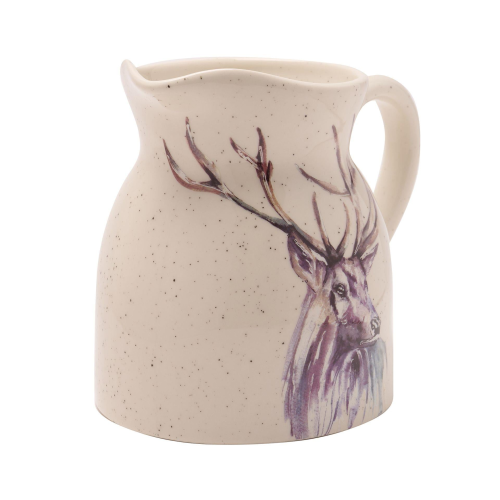 Meg Hawkins Ceramic Jug 18cm - Stag