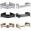 Bathroom Accessory Sets Single Layers Corner Shower Shelf Bathroom Shampoo Shower Shelf Holder Kitchen Storage Rack Punch 2
