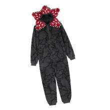 (XL) Easy Wear Women's Cotton Corpse Flower Jumpsuit Sleepwear with Zip Front Closure Comfortable Fabric for Home Lounging Warmth  XL