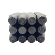 (round)Set of 12 Metal Chisels Jewelry Designing Tool Set Jewelry Crafting Tool Jewelry Carving Tool for Crafting and Carving