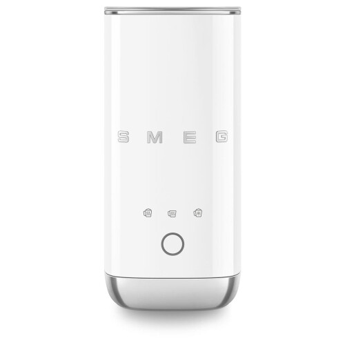 Smeg Smeg Retro 50s Style Mini Milk Frother, Pre Set Functions, Manual Function, 500W, White MFF02WHUK 1