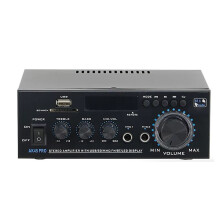 AK45ProDigital Amplifier Channel 2.0Audio HomeTheater Amplifier BluetoothStereo Hifi Sound Amplifier for Car Karaoke(EU)