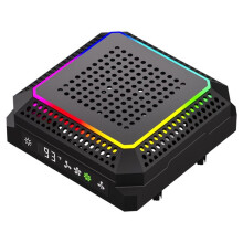 Para  Series X, Ventoinha de Resfriamento com Velocidade Automática Ajustável Por Temperatura, Resfriamento RGB XSX e Baixo Ruído