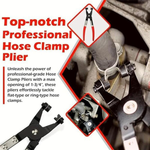 Hose Clamp Tool Set - 4 PCS Fuel  Pliers, Electrical Disconnect Pliers Set, Relay Puller 2