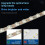 For  A1/A1  Light Bamboo LED Strip 6500K 24V 3D Printer Light Strip Printer Accessories 480mm 2