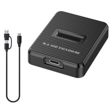 Gabinete SSD externo para disco rígido M.2 SSD 10G com velocidade de leitura e gravação online para M.2 NVME