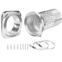 Magnetisches Trockner-Entlüftungskupplungs-Anschluss-Set - DV180, Luftdichte Abdichtung, Schnellanschluss, Inkl. 2 Klemmen