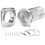 Magnetic Dryer Vent Coupling Connector Kit - DV180 Airtight Seal, Quick Connect, Includes 2 Clamps 1
