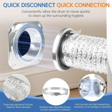 Kit Connettore di Accoppiamento per Sfiato 'Essiccatore Magnetico - DV180 Guarnizione Ermetica, Collegamento Rapido, Include 2 Morsetti