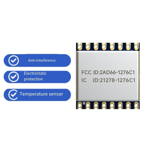 LoRa Wireless Transmission Module SX1276 RF Module LoRa1276-C1100mW 20dBm 915MHz 1
