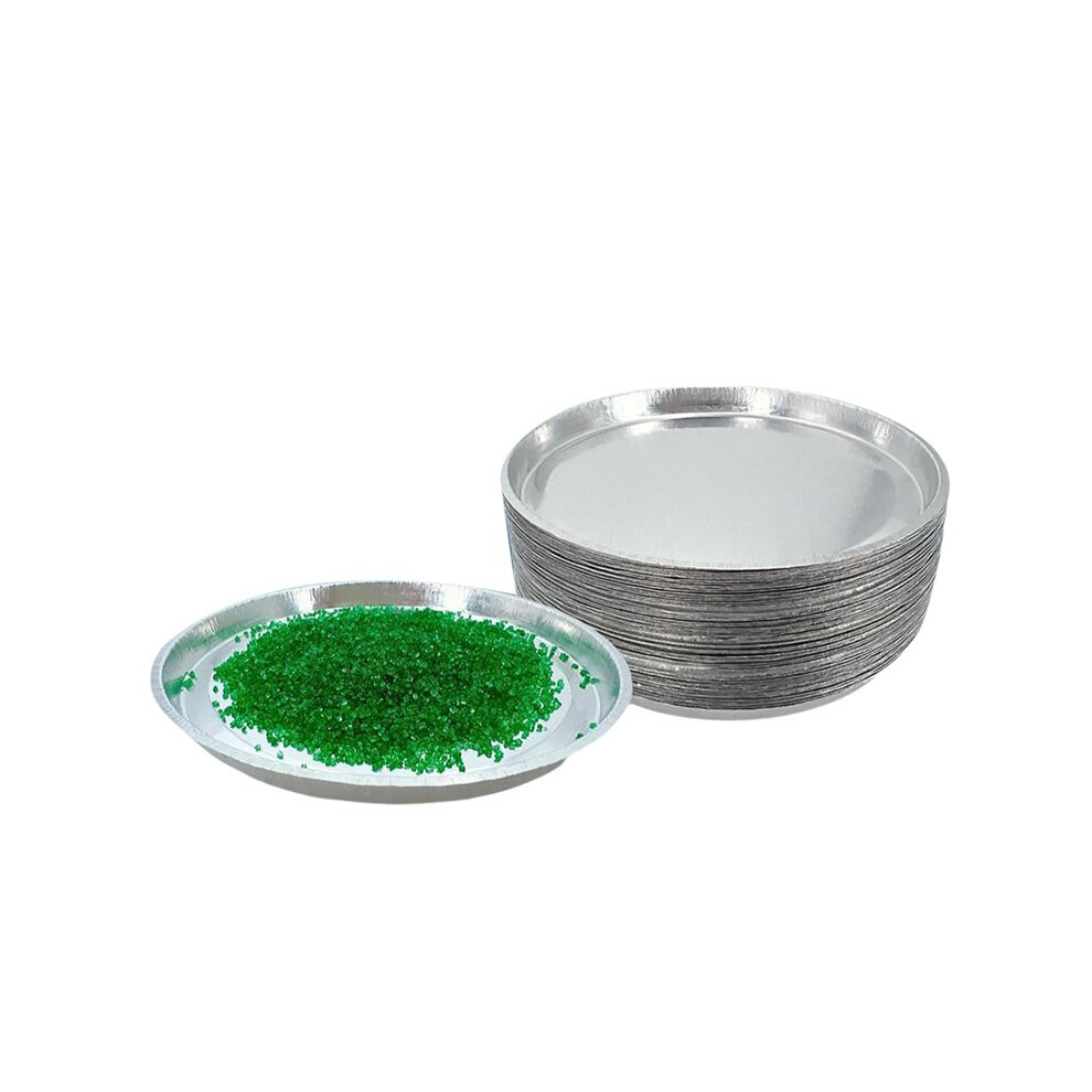 Aluminum Sample Pans For Moisture Analyzer (50 Pack) 90Mm Round Lab Trays, Disposable Weighing Dishes, Foil Pan 6032583346156
