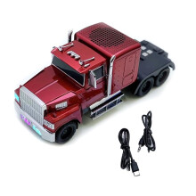 Retro Car  Speaker WS-570 Desktop Speaker with HIFI Stereo Supports USB TF Card FM Radio for Home & Office A