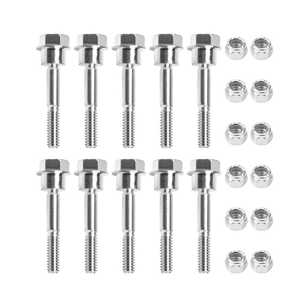 10Pcs 580790401 Snow Blower/Throwers Shear Pins Bolts & Nuts For Craftsman ,Poulan Ayp 2 Stage Snow Blowers 4711093021044