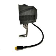 Ebike-LED-Scheinwerferzubehör 36 V 48 V Lampe 3-Polige Eingebaute Hupe Frontlicht 4 LED-Birnen für Elektroroller Fahrräder
