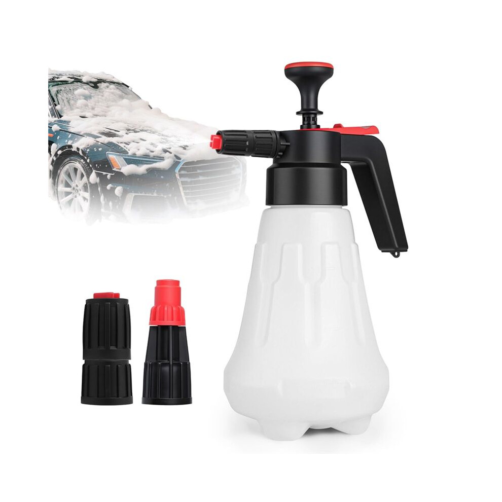 1.5L Pump Foam Sprayer, 50Oz Car Wash Foam Sprayer, With 2 Adjustable Nozzles,For Car Washing And Lawn&Garden Care 4711130196384