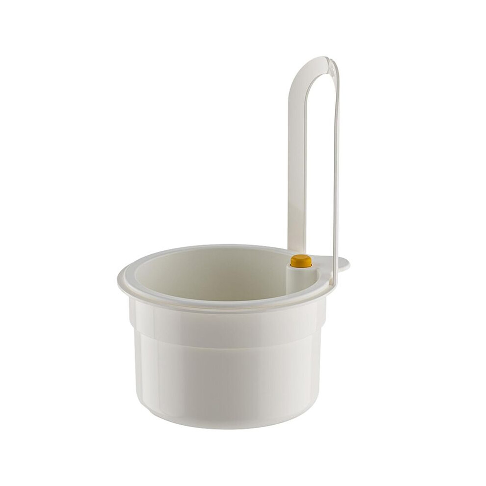 2025 New Faucet Hanging Strainer,Kitchen Sink Drain Strainer,Press Automatic Dumping Kitchen Draining Basket White 6033701976316