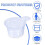 150Pcs 40ml Clear Plastic Measuring Cups for Epoxy, Paint & Jewelry Making 3