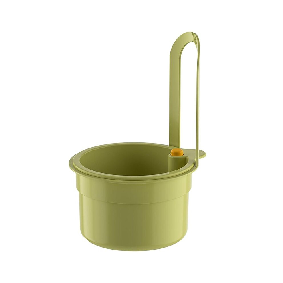 2025 New Faucet Hanging Strainer,Kitchen Sink Drain Strainer,Press Automatic Dumping Kitchen Draining Basket Green 4714131031296