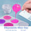 150Pcs 40ml Clear Plastic Measuring Cups for Epoxy, Paint & Jewelry Making 2
