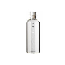 750ml Glass Sport Water Bottle with Scale Portable Water Container Sealed Brewing Wine Bottle Water Bottle