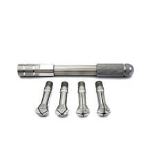 Watchmaker Tools Movement Gear Pendulum Tip Clamp Crown Watch Parts Hand Held Holder with 4 Collets Watch Repair