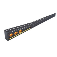 Metal 2 in 1 Ride Height & Droop Gauge Ruler for 1/10 Rc Touring Car & Drift Car Black+Gold