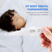 200 Stück Einweg-Sondenhüllen für Digitale Thermometer. Universal-Thermometerhüllen für Präzise Hygienische Mund- und Ohruntersuchungen.