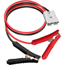 50A for Anderson Connector with 10AWG Battery Alligator Clip, 600V Cable Towing Winch Quick Connect Plug