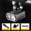 Bicycle Front Lamp  Low  Bike Handlebar Flashlight LED Cycling Lantern USB Rechargeable Easy to Install 3