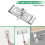 No-Flip Drywall Pole Sander  with Quick Release Clips, Universal Thread for Wall and Ceiling Sanding 6