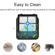 2 Peças de Escova de Vácuo e Filtro para Esfregão de Piso Atvel F16 / Atvel F16 PRO, Peças de Reposição, Escova de Rolo, Filtro HEPA