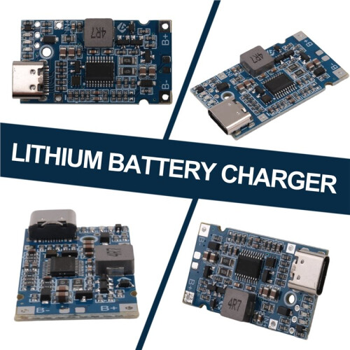 Typ-C USB 4S BMS 4.5V-15V 18W 2A Litiumbatteriladdningsmodul Stöder QC Snabbladdning Temperaturskydd 4S 1