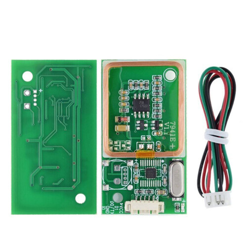 RFID UART Reader Wireless Module 3Pin 125KHz Card Reading EM4100 8CM  5V for IC Card PCB Attenna Sensor Kits 2