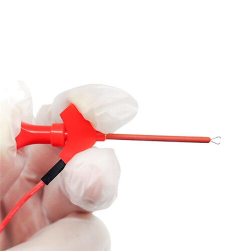 Multimeter Test Hook Clip  IC Hook Test Clip with Leads to 2mm Hole Socket High Quality Test Cable Parts 1