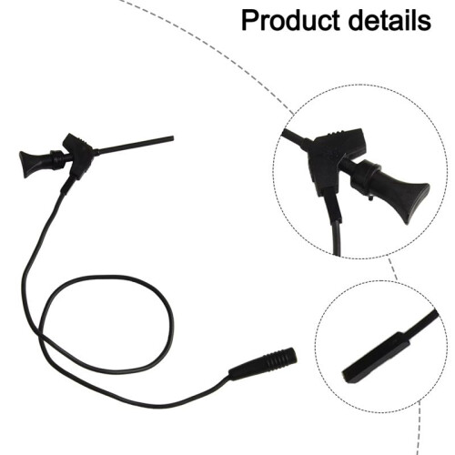 Multimeter Test Hook Clip  IC Hook Test Clip with Leads to 2mm Hole Socket High Quality Test Cable Parts 2