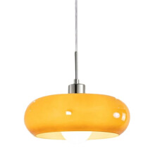 Vintage Glass Pendant Lights for Restaurant Bar Living Room Kitchen Bedroom Ceiling Lights Indoor LED Lighting Fixtures Pendant Orange