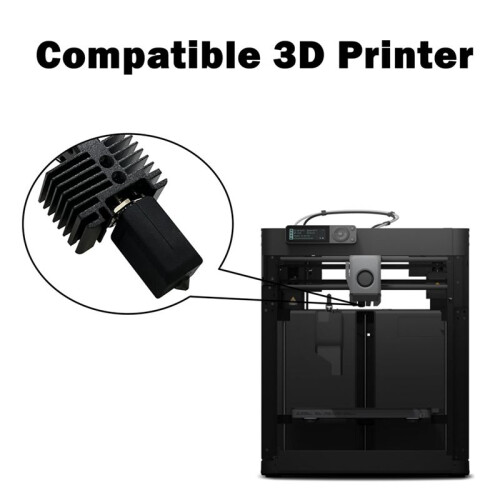 P1P/P1S Hotend 0.6mm Ceramic Assembled Extruder Printhead Kit for  P1P/P1S- 3D Printer Hot End Replacement 2