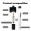 P1P/P1S Hotend 0.6mm Ceramic Assembled Extruder Printhead Kit for  P1P/P1S- 3D Printer Hot End Replacement 2