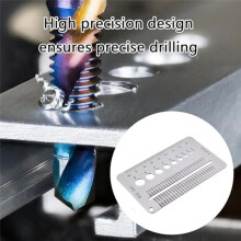 Bolt Screw Gauge Card Portable Crack Width Ruler Tools for Pros 0.1-1.7mm Metric Gaps Width Measuring Ruler