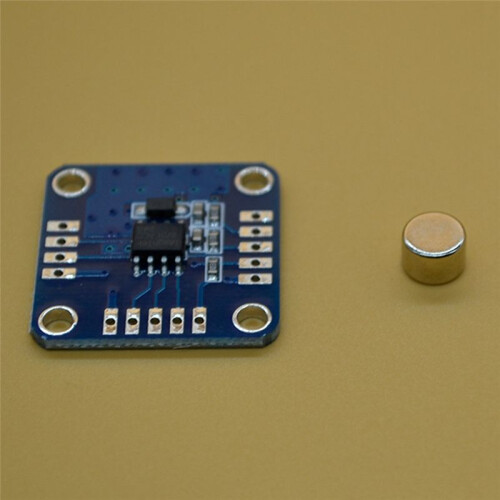 MT6701 Magnetic Encoder Magnetic Induction Angle Measurement Sensor Module 14bit High Precision Can Replace AS5600 2