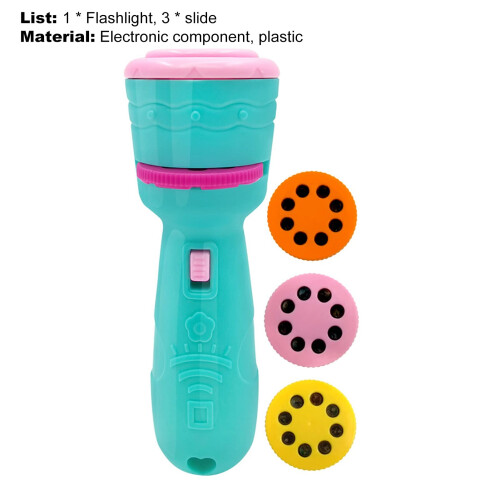 Kids Projection Flashlight with 24 Vivid Image Slides for Bedtime Educational Storytelling 1