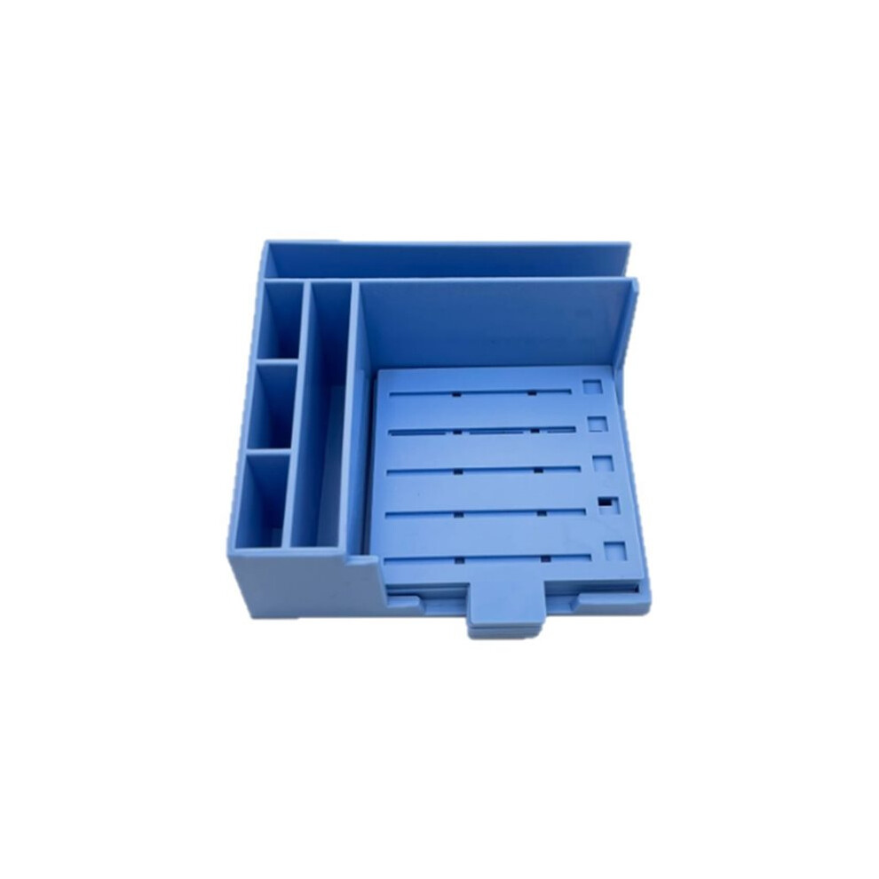 Sticky Note Holder,For 3X3/4X4 Sticky Note Stencil Dispenser With Template,Memo Pad Organizer Tauoh