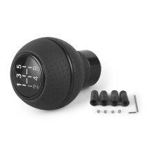 5 Speed Universal Leather&Aluminium Car Gear Shift Knob for M8 M10 M11 M12 Shift Lever Gear Level Knob Shift