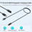 Charging Cable for PLAUD Note AI Voice Recorder Type-C Data Cable Replacement Magnetic Charger Cable 1M 6