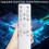 Télécommande de Remplacement AKB76044714 pour Moniteur/Téléviseur LED pour 4